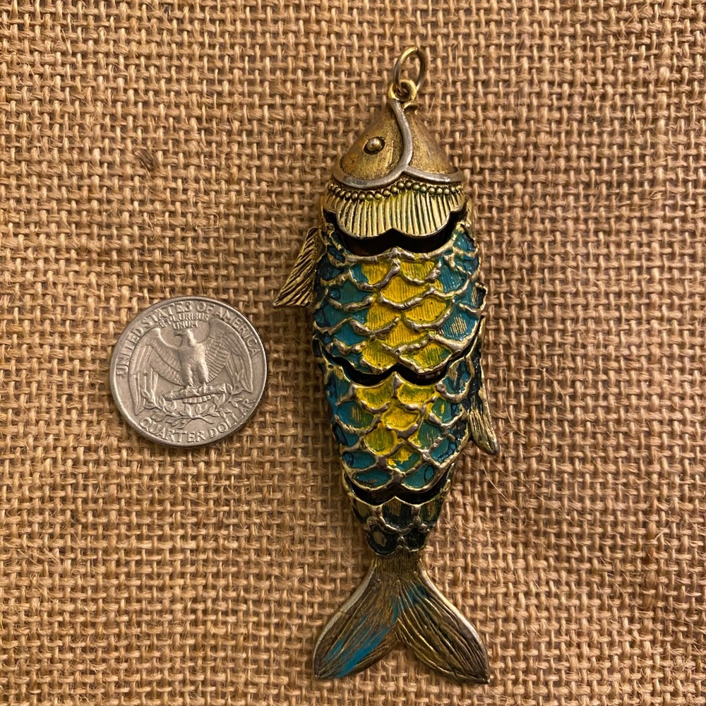 Vintage 70’s or 80’s Fish Pendant